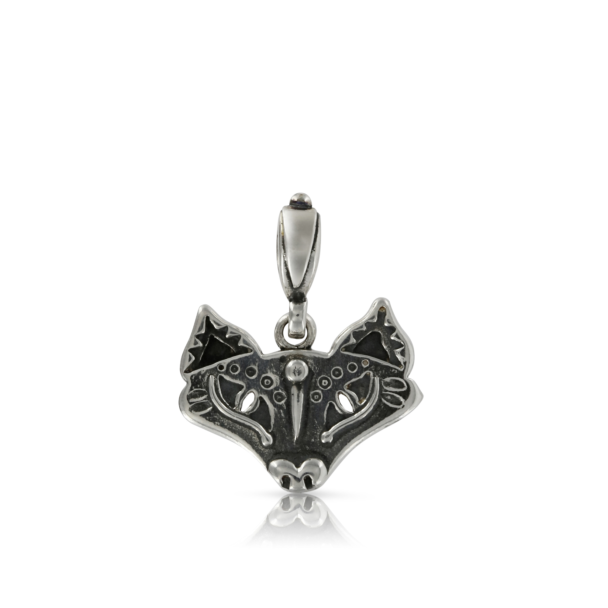Silver Fox Pendant by Prey Jewellery