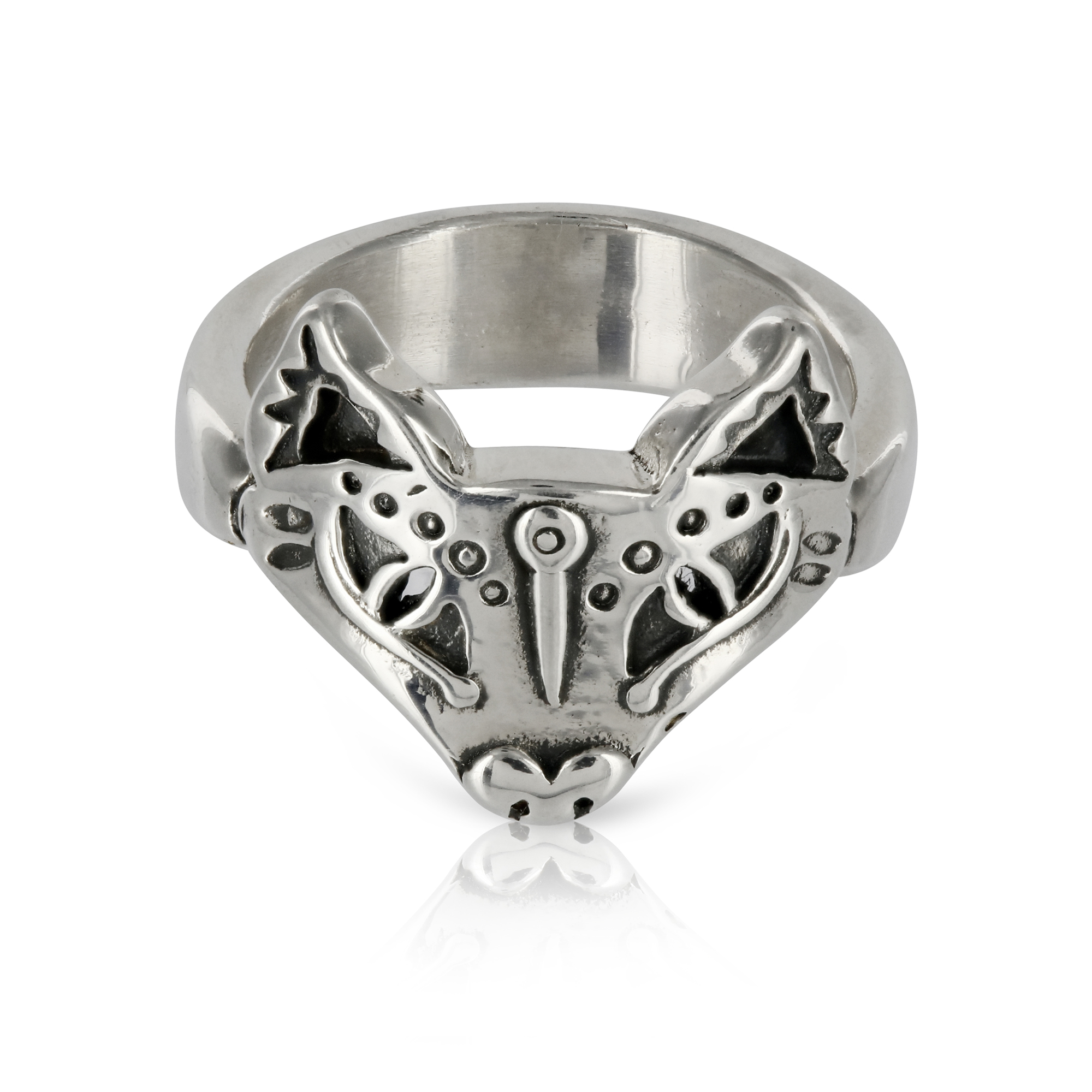 Silver Fox Ring by Prey Jewellery