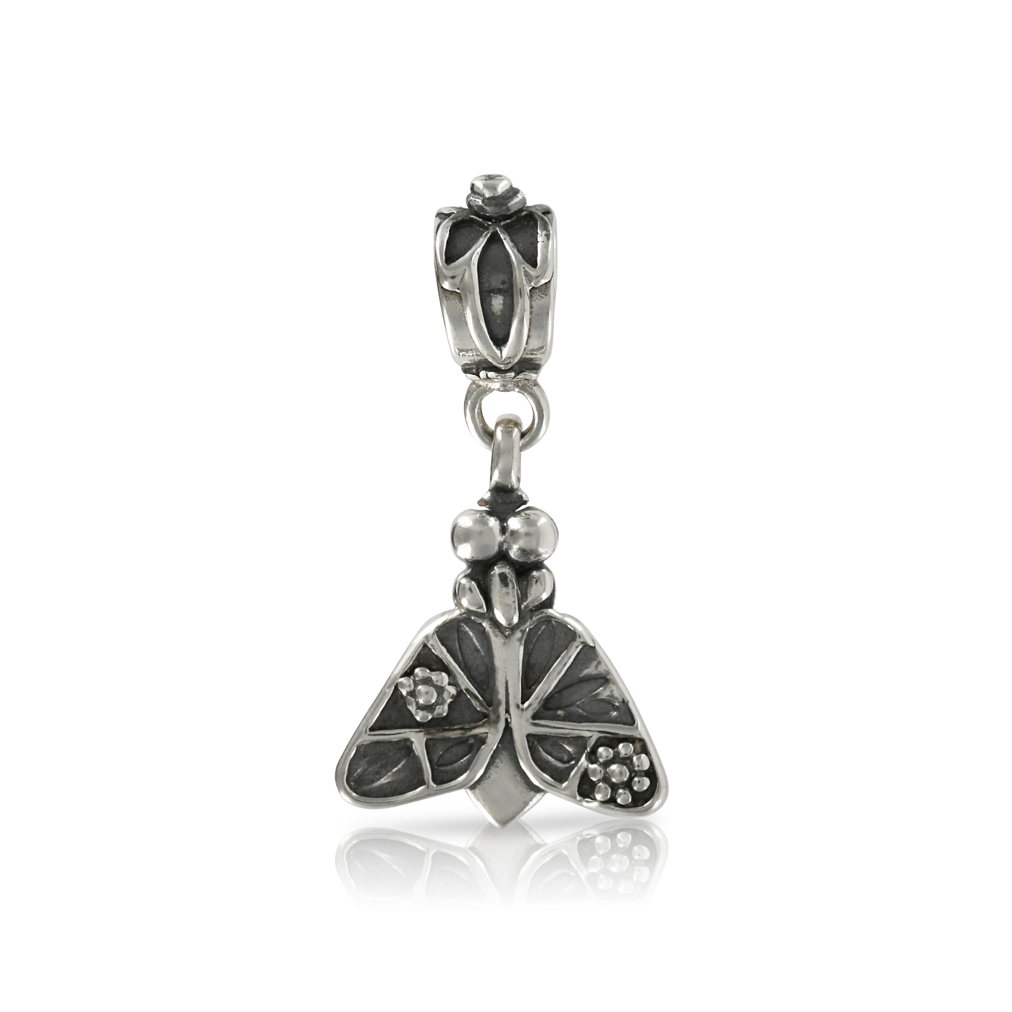 Silver Fly Pendant by Prey Jewellery