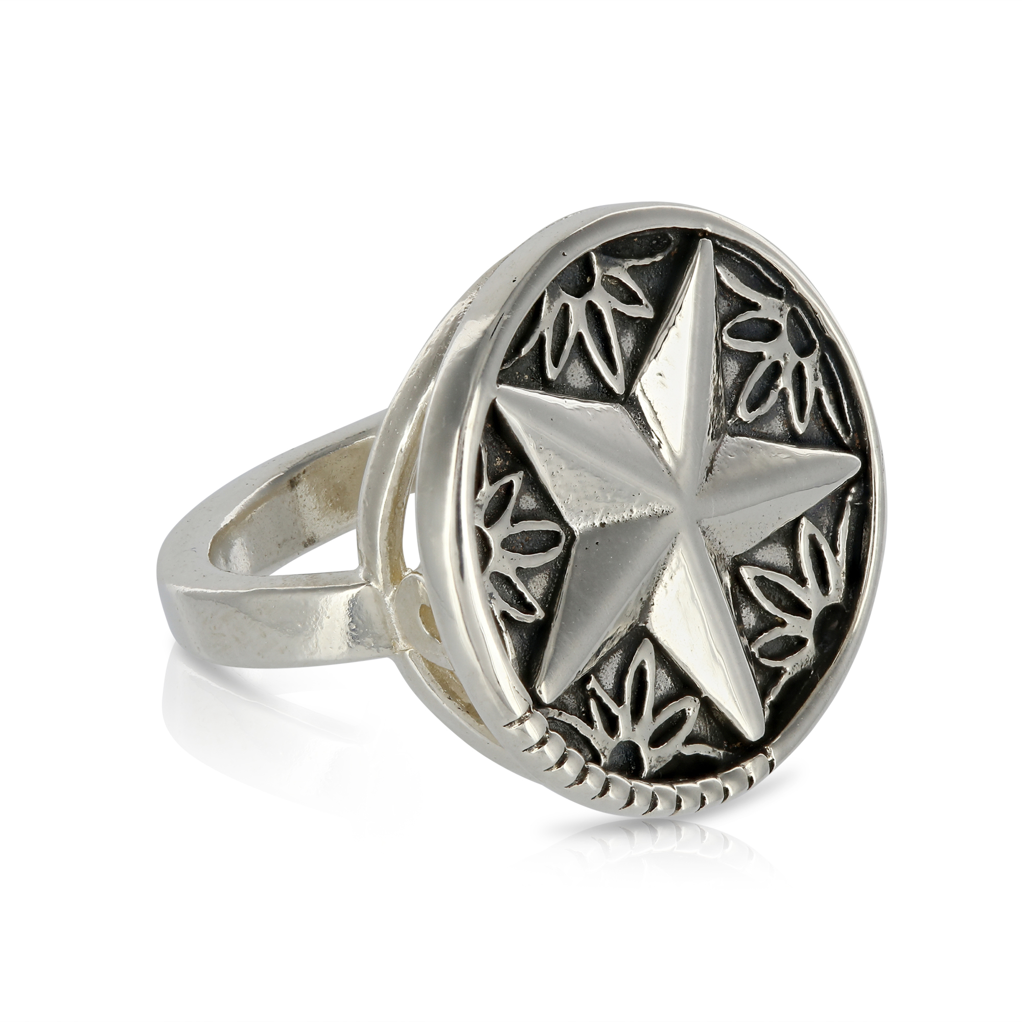 Silver Star Ring by Prey Jewellery