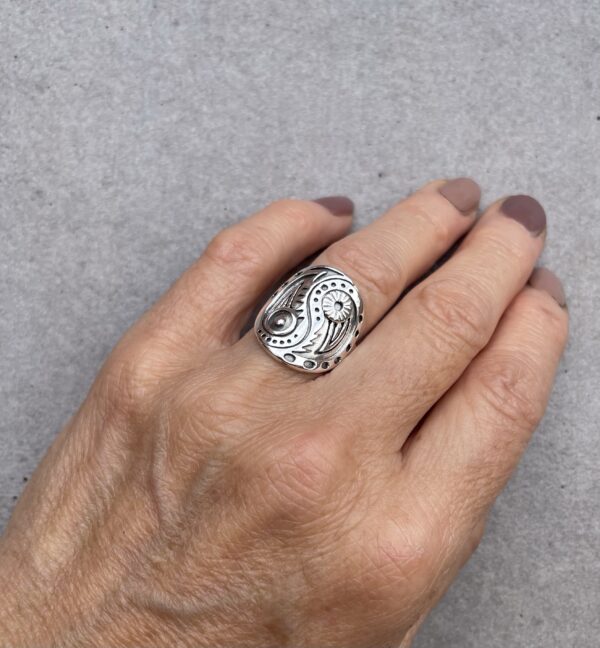 Silver Yin Yang Ring - Image 5