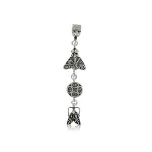 Silver Fly and Bug Pendant by Prey Jewellery