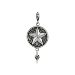 Silver Star Pendant by Prey Jewellery
