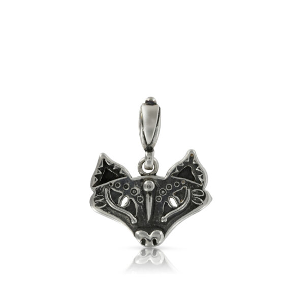 Silver Fox Pendant by Prey Jewellery