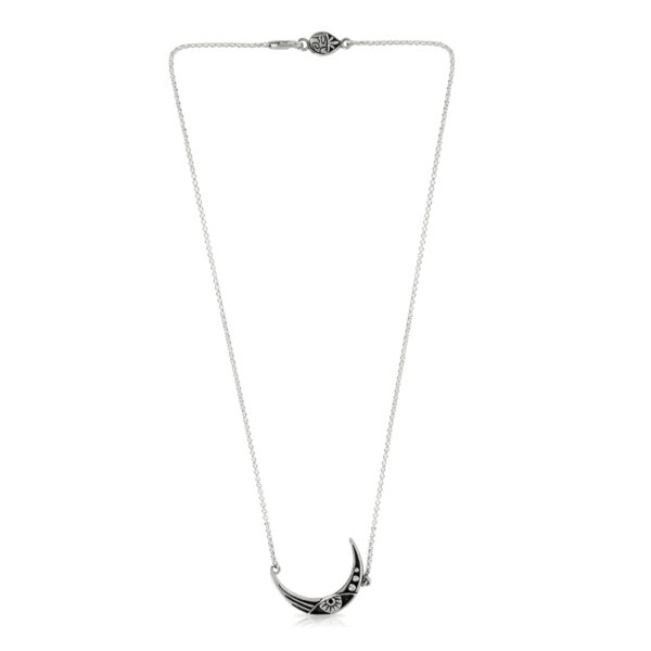 Silver Moon Necklace - Image 3