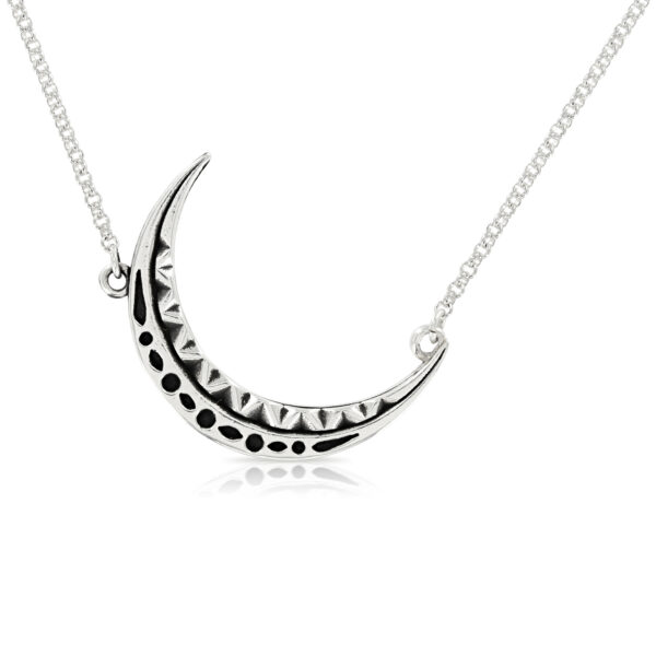 Silver Moon Necklace - Image 2