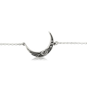 Silver Moon Bracelet