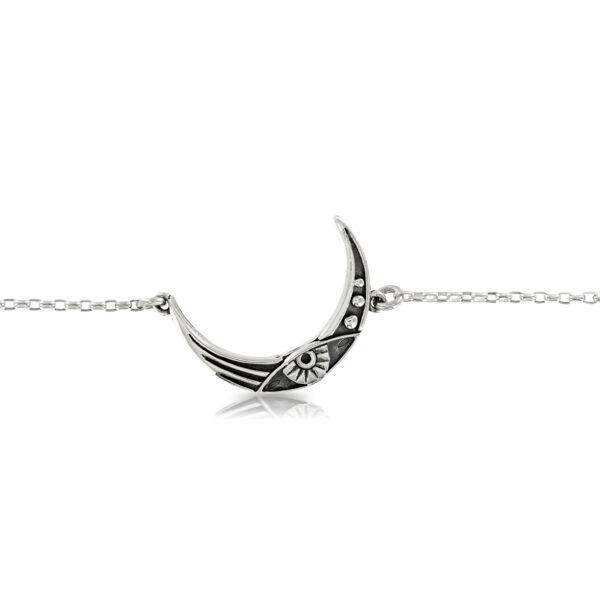 Silver Moon Bracelet