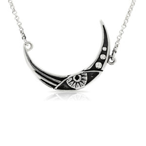 Silver Moon Necklace