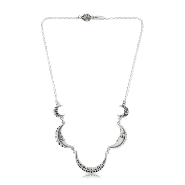 Silver Moons Necklace