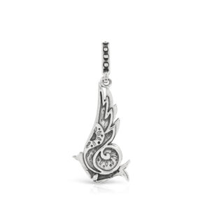 Large Silver Bird Pendant