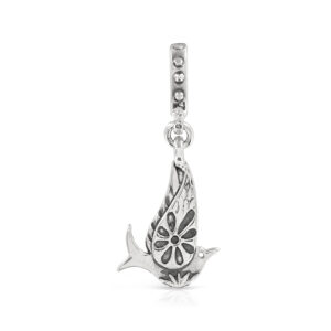 Small Silver Bird Pendant