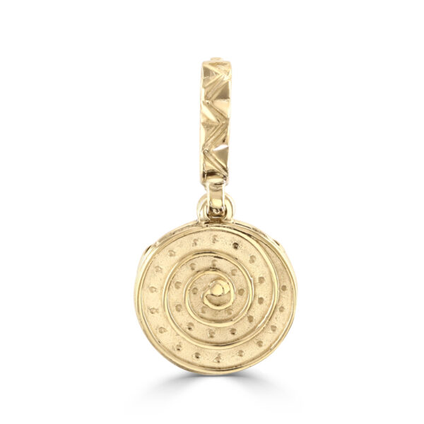 Gold Moon Face pendant - Image 2