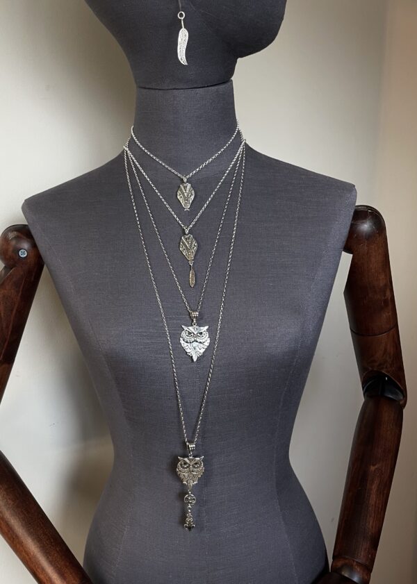 Silver Owl Pendant - Image 4