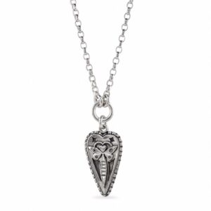 Dragonfly Heart on ring necklace