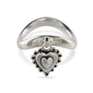 Charm Ring with heart