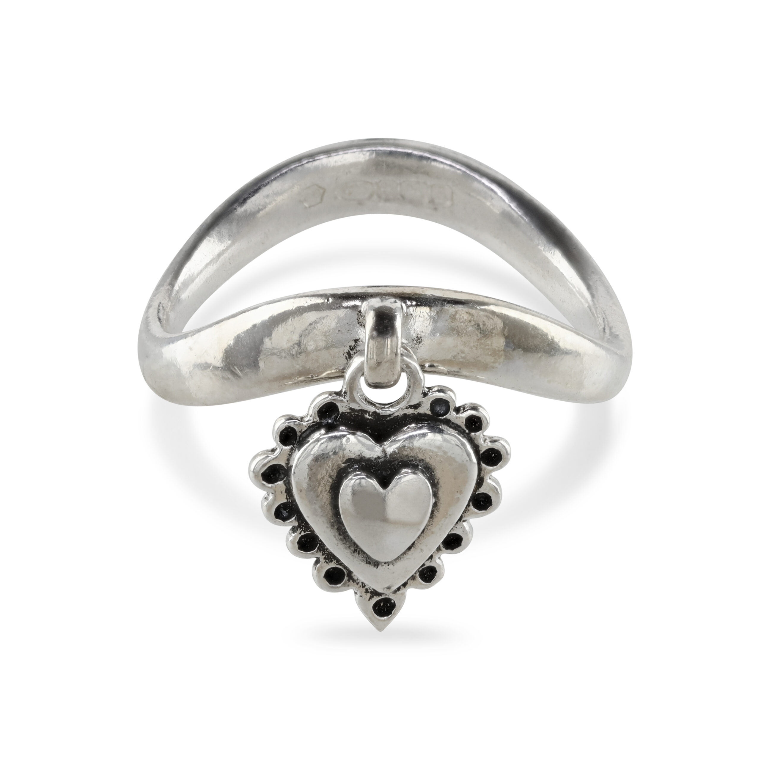 Charm Ring with heart