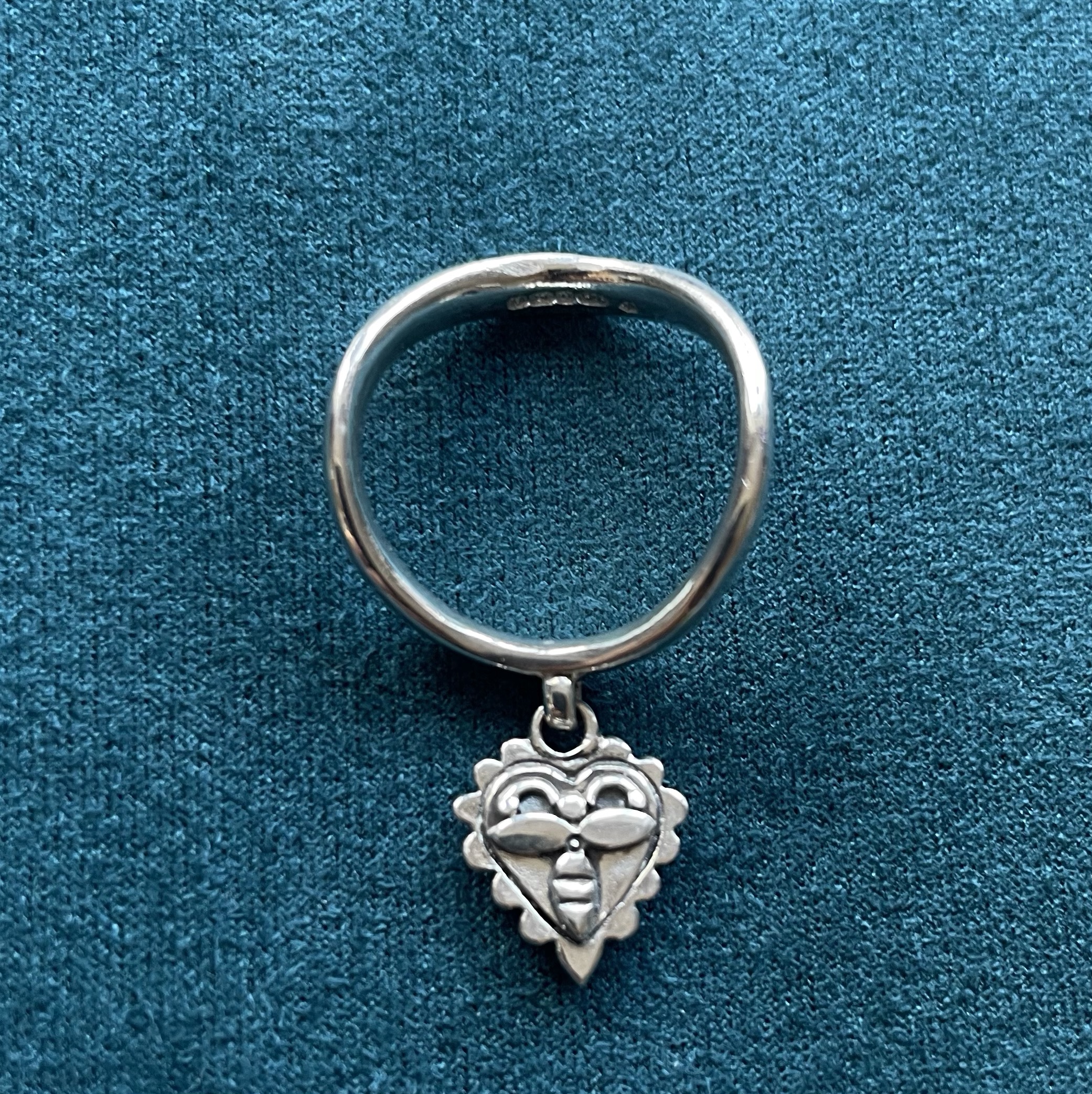Charm Ring with heart - Image 2