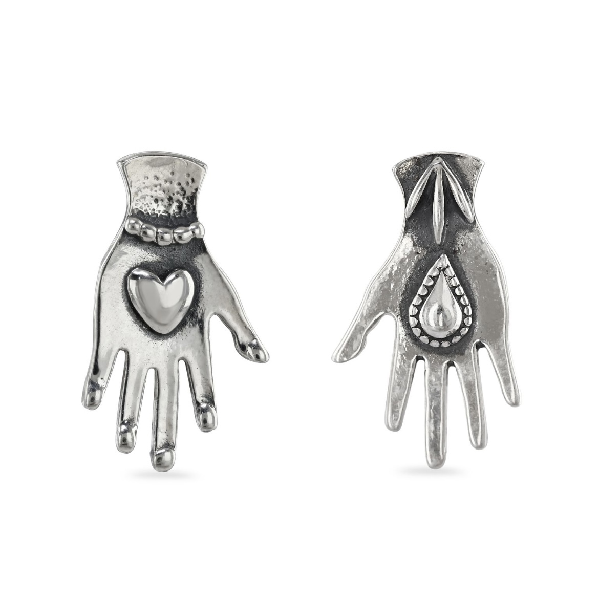 Hand stud earring