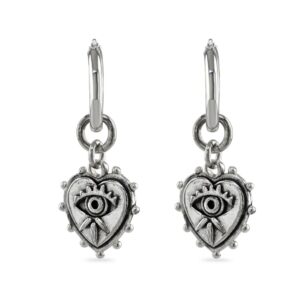 12mm eye heart on hoop